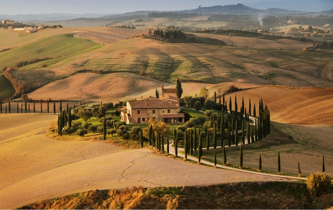 tour val d'orcia panorama