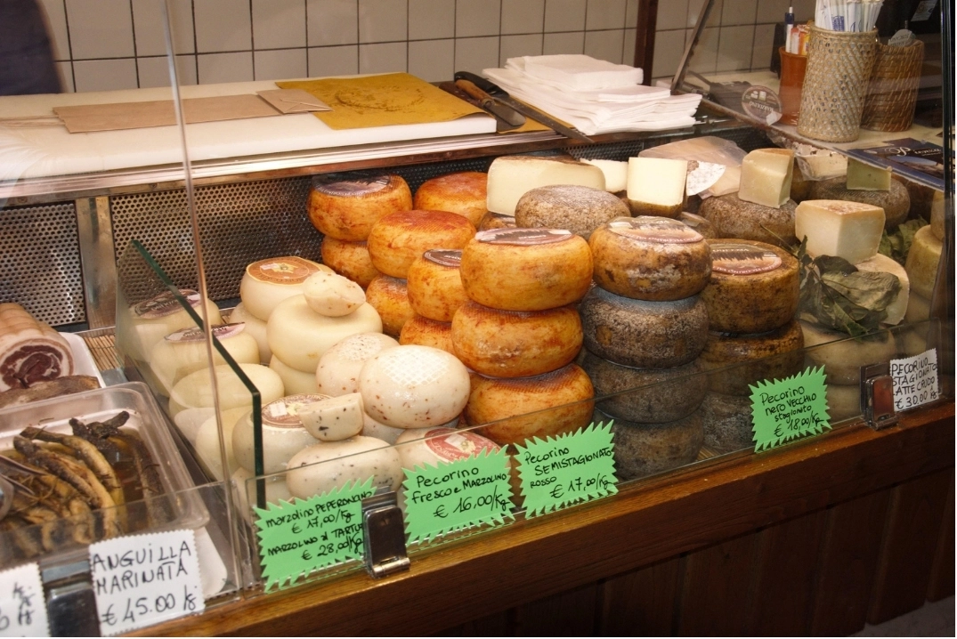 tour val d'orcia pienza pecorino