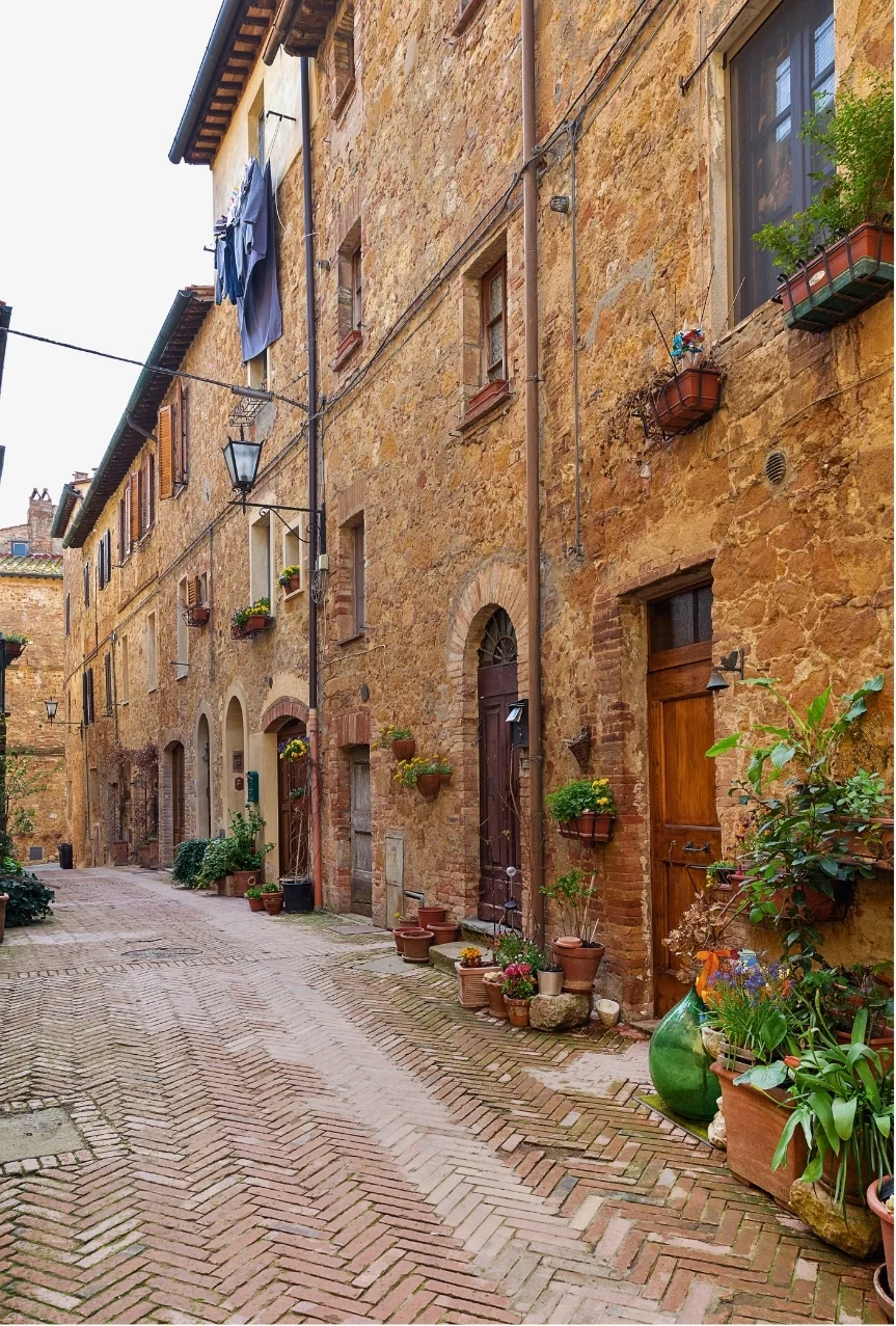 tour val d'orcia pienza scorcio